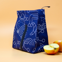 Snack-Tüüt blau abstrakt