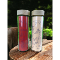 TrinkFlääsch abstrakt blau 0,5l